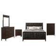 thumbnail image 1 of Carlton 5-piece Queen Bedroom Set Cappuccino, 1 of 20