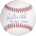 thumbnail image 1 of Carlton Fisk Boston Red Sox Autographed Baseball with HOF 11 x All-Star Inscription, 1 of 2