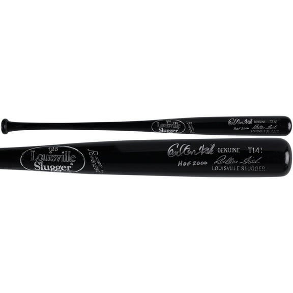 Carlton Fisk Boston Red Sox Autographed Louisville Slugger Game Model Bat with "HOF 2000" Inscription - Fanatics Authentic Certified