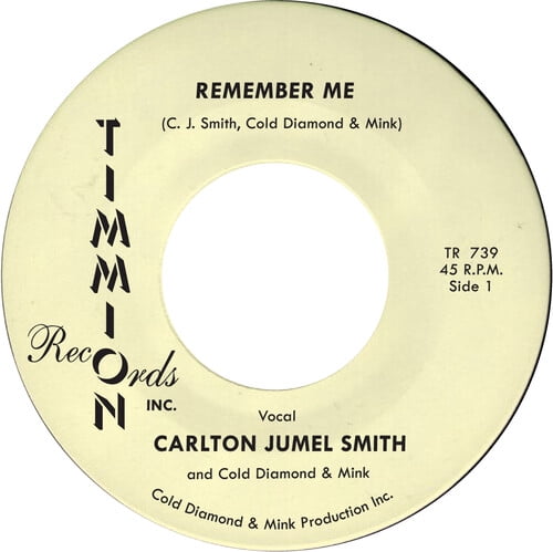 Carlton Jumel Smith - Remember Me - Music & Performance - Vinyl [7-Inch ...