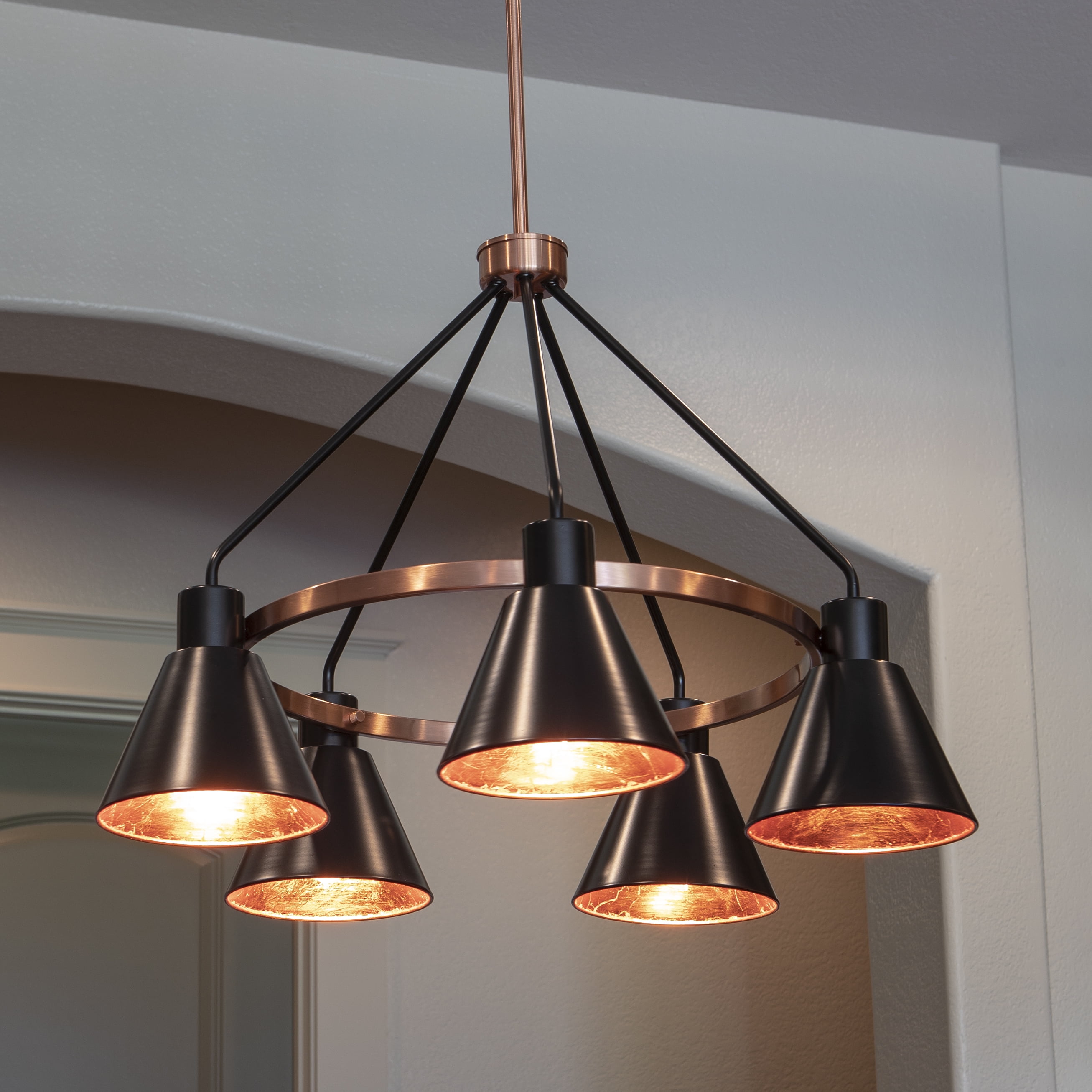 Carly 5-Light Metal Chandelier - Walmart.com