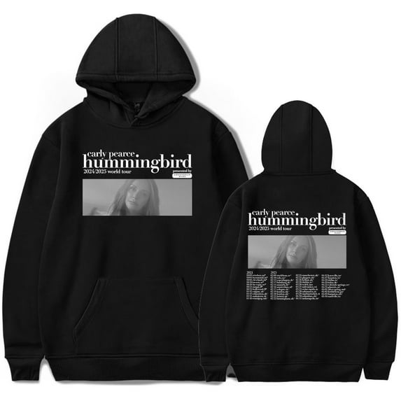 Carly Pearce Hummingbird World Tour Merch Hoodie For Men/Women Unisex Winter Long Sleeve Sweatshirt Pullover Streetwear