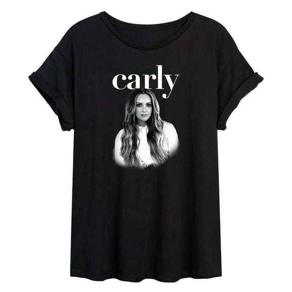 Carly Pearce - Protrait - Country Music - Junior's Oversized T-Shirt