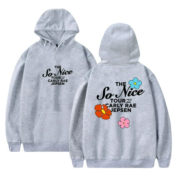 Carly Rae Jepsen Merch So Nice Tour Dancing Flower Hoddies print front and back Men Woman Printed Sweatshirt