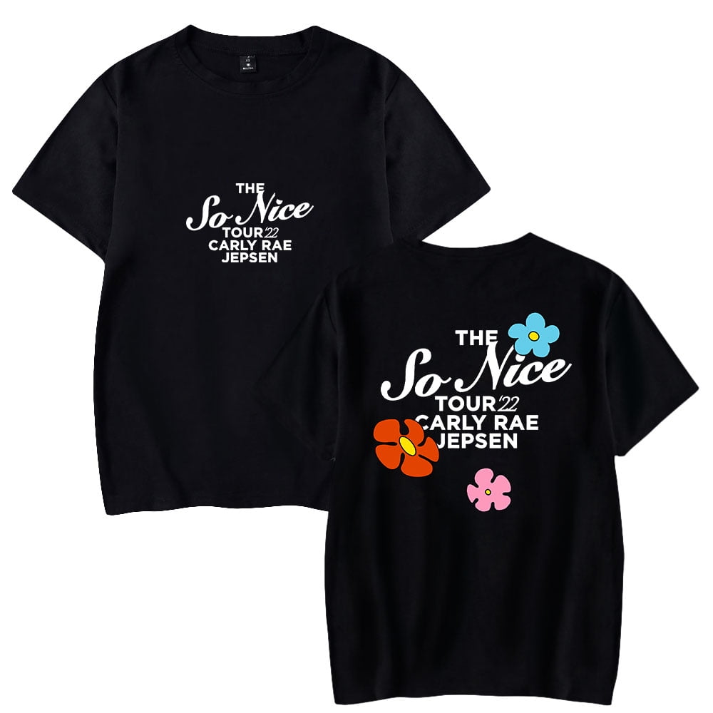 Carly Rae Jepsen So Nice Tour Flower Hoodie FASHION Summer t-shirt Women  Oversized Casual T-shirt Harajuku t shirt