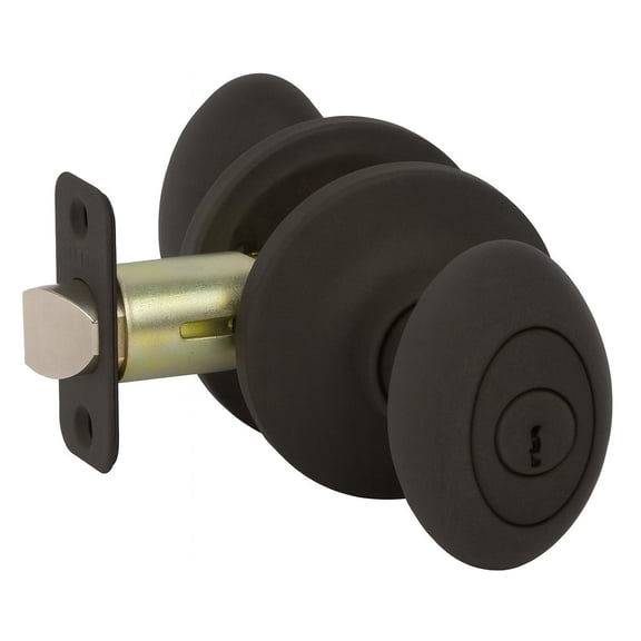 Callan Carlyle Entry Knob in Matte Black