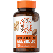 Carlyle Mushroom Complex Capsules | 1650mg | 120 Count | 8 in 1 Blend | by WiseShrooms