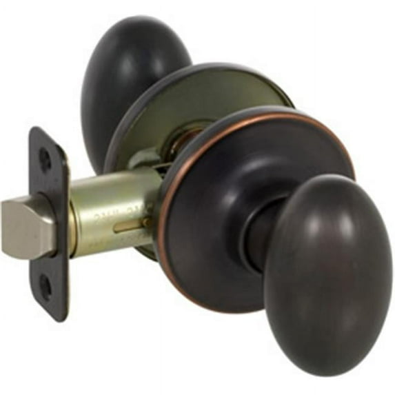 Carlyle Series Grade 3 Passage Knob Set, Edged Bronze