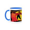 thumbnail image 1 of 3dRose, Carman Presented by Cuyahoga County Opera Association WPA, 11oz Two-Tone Blue Mug, 1 of 7