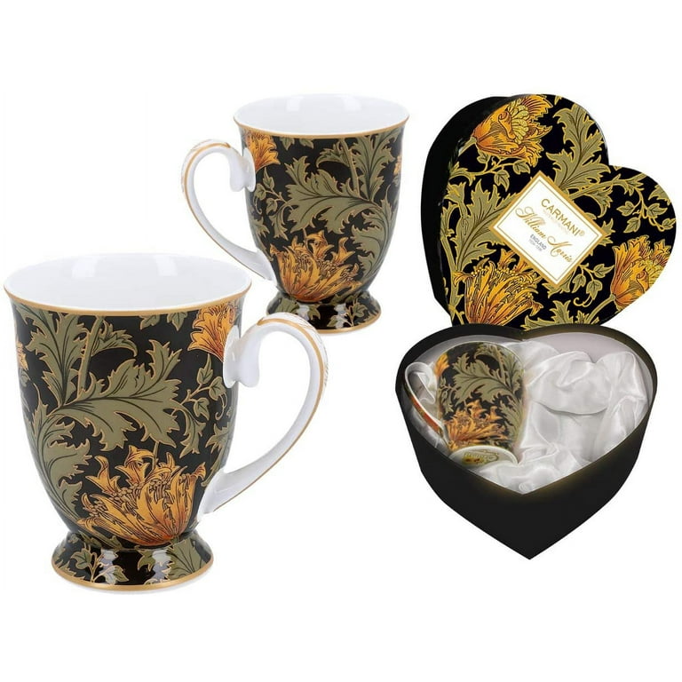 https://i5.walmartimages.com/seo/Carmani-12oz-Tea-Coffee-Mug-Set-2-William-Morris-Fancy-Decorative-Cups-finest-Porcelain-Mug-Packed-Heart-Shaped-Box-Ready-to-Gift-Cups-2_b01ac419-dd13-4e42-be52-3c8cad5af649.d0f7dacac7ee1fe017afbf86acfc0063.jpeg?odnHeight=768&odnWidth=768&odnBg=FFFFFF