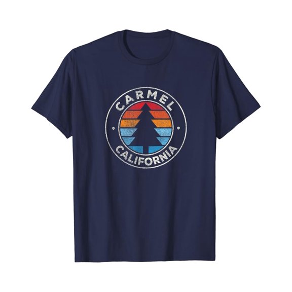 Carmel California CA Vintage Graphic Retro 70s T-Shirt