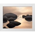 thumbnail image 1 of Carmel, Elizabeth 14x12 White Modern Wood Framed Museum Art Print Titled - Silver and Gold, 1 of 4