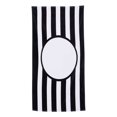 thumbnail image 1 of Carmel Towel Company - Carmel Towels Printer Friendly Striped Towel - Color - Black - Size - One Size, 1 of 4