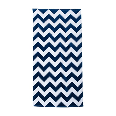 Carmel Towel Company Chevron Velour Beach Towel