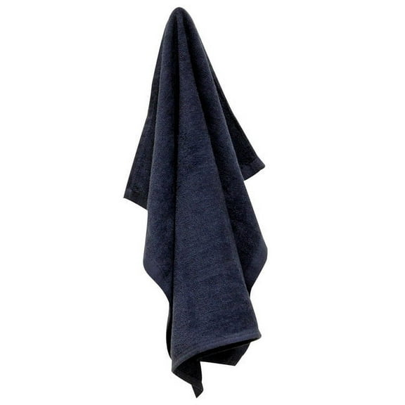 Carmel Towel Company - Velour Hemmed Hand Towel for Golf or Bath. C1518 - Navy