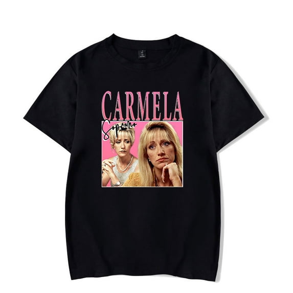 Carmela Soprano T-shirt Unisex Crewneck Hip Hop Short Sleeve Casual Fashion Tees