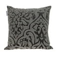 thumbnail image 1 of Carmela Transitional Gray Square Throw Pillow, 1 of 1