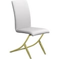 thumbnail image 1 of Carmelia Upholstered Side Chairs White (Set of 4), 1 of 7