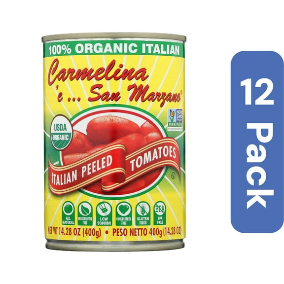 Carmelina E San Marzano Whole Peeled Tomatoes 14.28 oz (Pack Of 12)