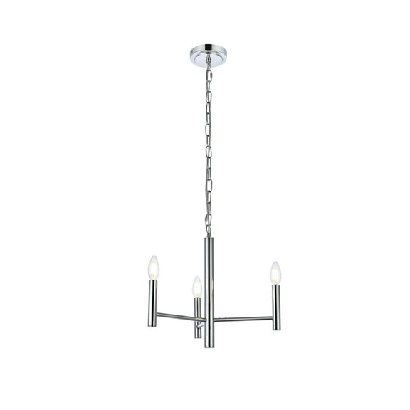 Carmella 3 lights pendant in chrome