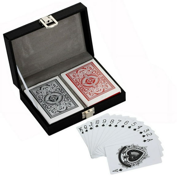 Carmelli Monte Carlo Dual Deck Standard Playing Cards w/ Case