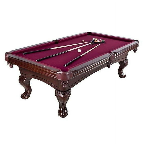 Carmelli NG2527 8 ft. Augusta Non Slate Pool Table, Mahogany