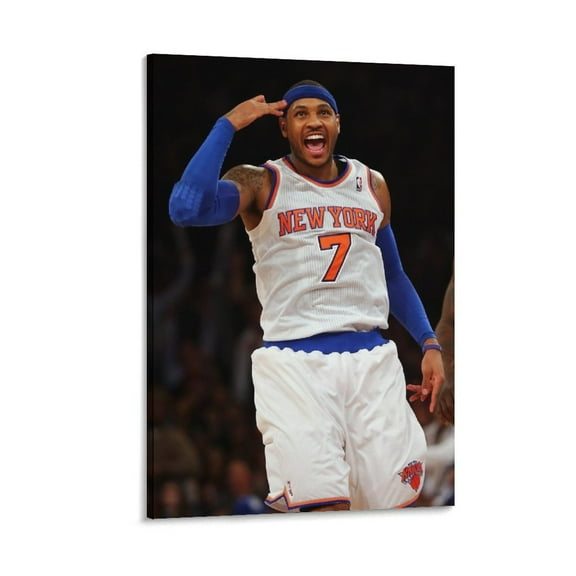 Carmelo Anthony Classic Action Poster Poster Cool Artworks Painting Wall Art Canvas Prints Hanging Picture Home Decor Posters Gift 08x12inch(20x30cm)