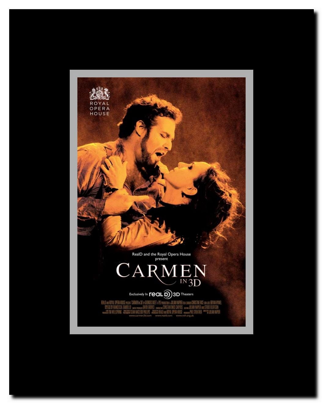 Carmen 3D Framed Movie Poster