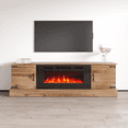 thumbnail image 1 of Carmen BL-EF Fireplace TV Stand, 1 of 5