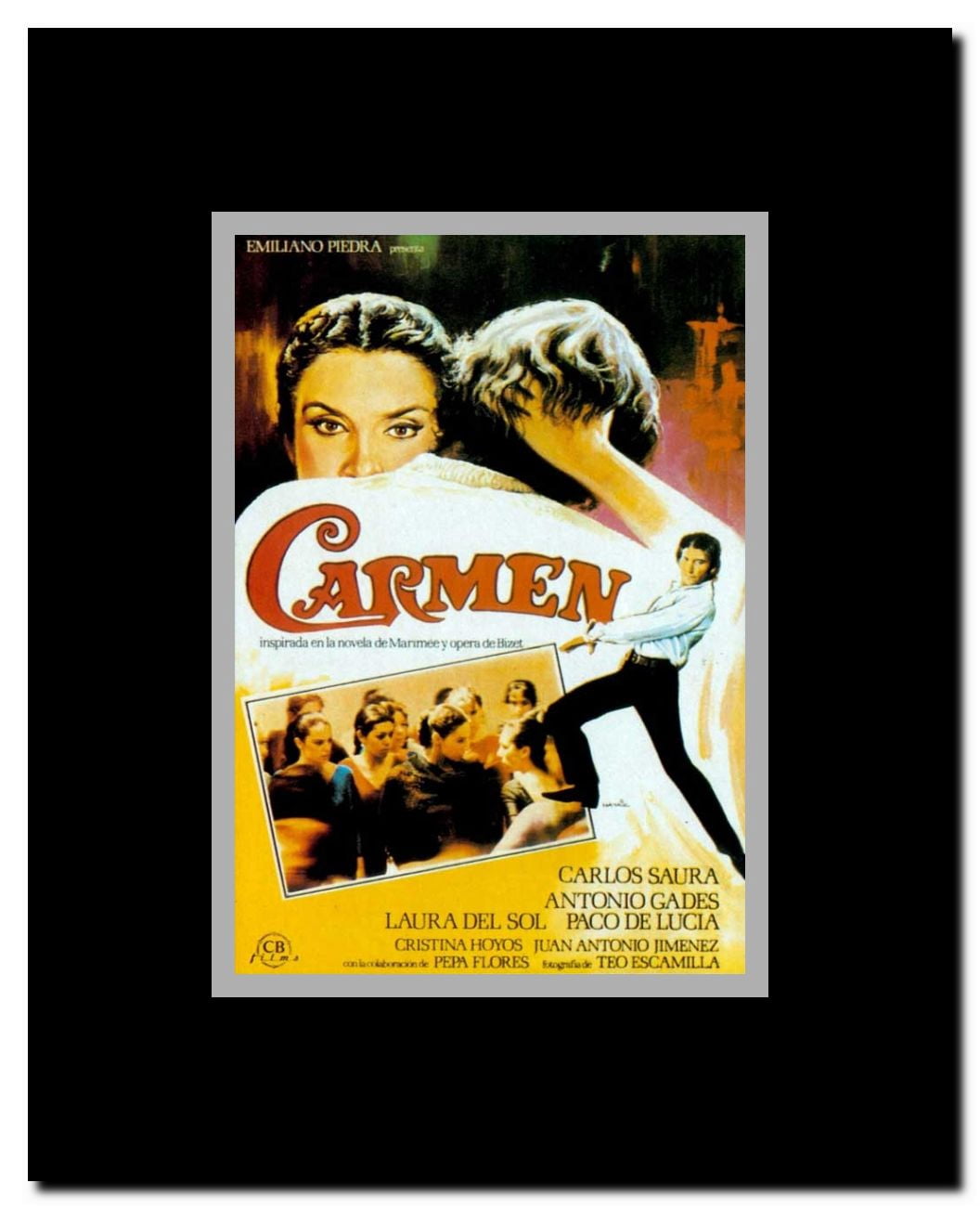Carmen Framed Movie Poster