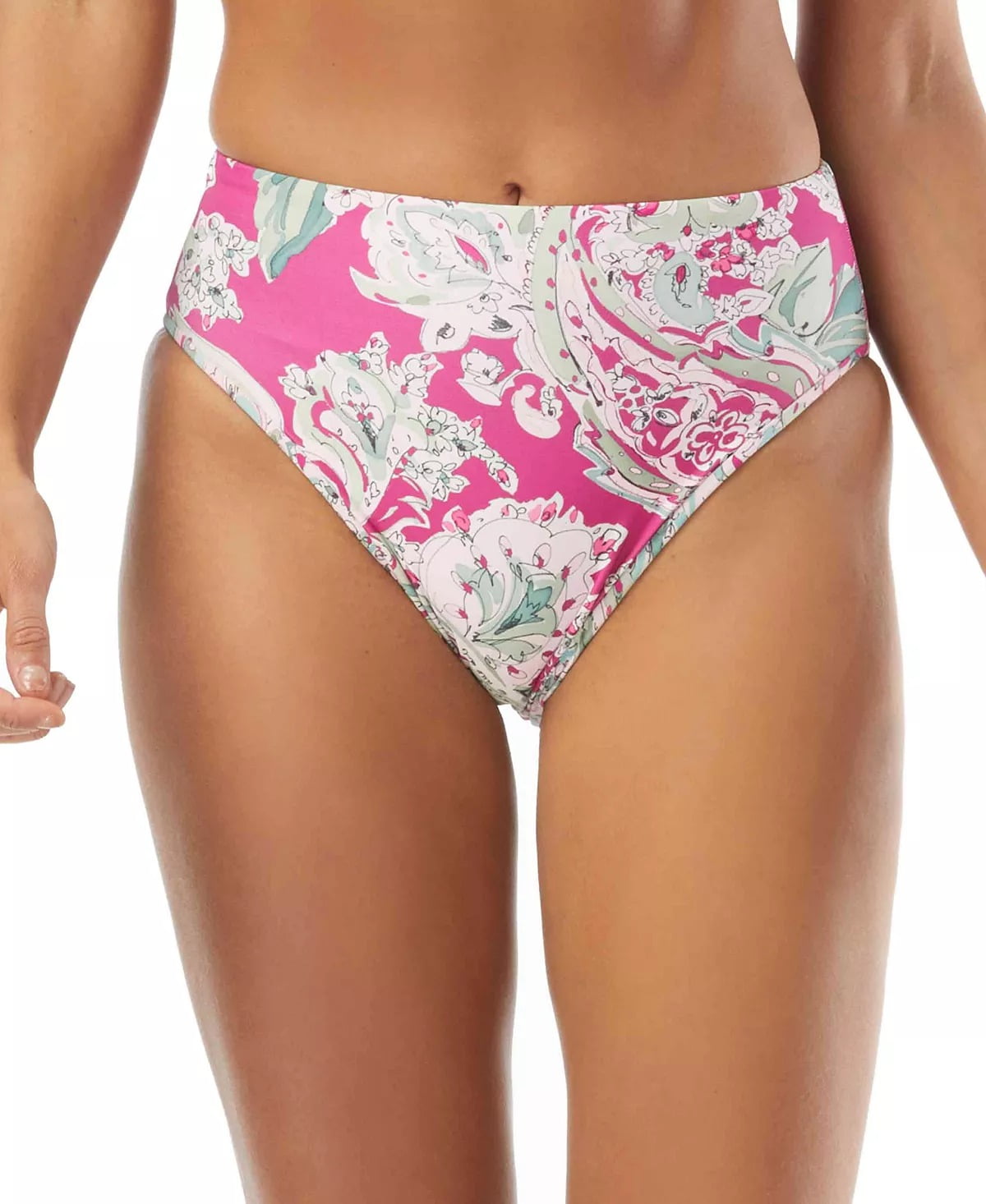 Carmen Marc Valvo Smooth Shaping Bikini Bottom Size M