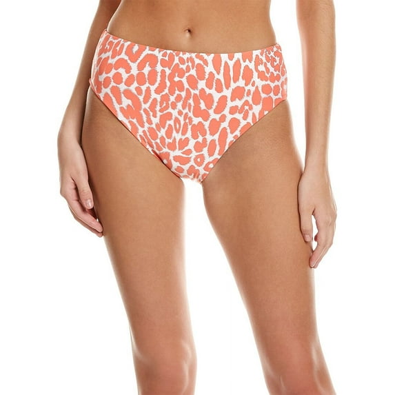 Carmen Marc Valvo womens Reversible Bikini Bottom, s, Orange