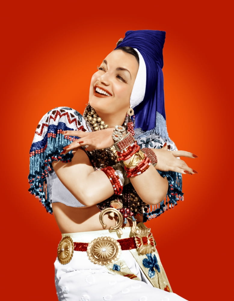 Carmen Miranda Canvas Art - (16 x 20)