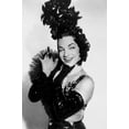thumbnail image 1 of Carmen Miranda waist up dark flowery outfit/hat smiling 24x36 Poster, 1 of 1