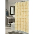 thumbnail image 1 of "Carmen" Polyester Shower Curtain in Gold, 1 of 2
