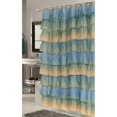 thumbnail image 1 of "Carmen" Polyester Shower Curtain in Umber Print, 1 of 2