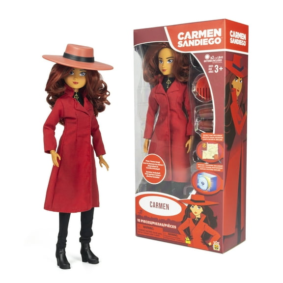 Carmen Sandiego Classic 12 Fashion Doll, Children Ages 3+