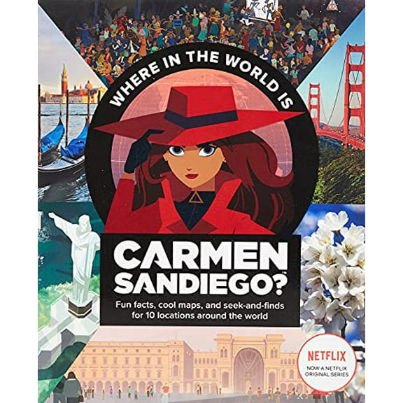 Pre-Owned Where in the World Is Carmen Sandiego?: With Fun Facts, Cool Maps, and Seek and Finds for 10 Locations Around the World (Paperback) 0358051738 9780358051732