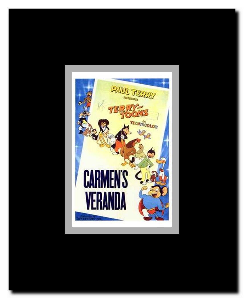 Carmen's Veranda Framed Movie Poster
