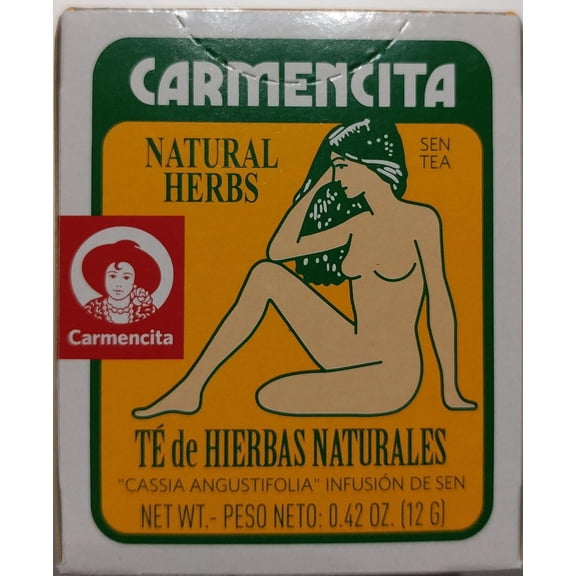 Carmencita Natural Herb Tea (10 Tea bags) Sen Leaves (Packaging may vary)