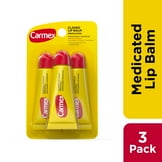 Carmex Classic Medicated Lip Balm Sticks, Lip Moisturizer, SPF 15, 3 Count (1 Pack of 3)