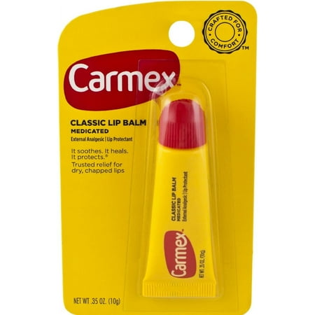 Carmex Classisc Lip Balm Medicated 0.35 oz (Pack of 3)