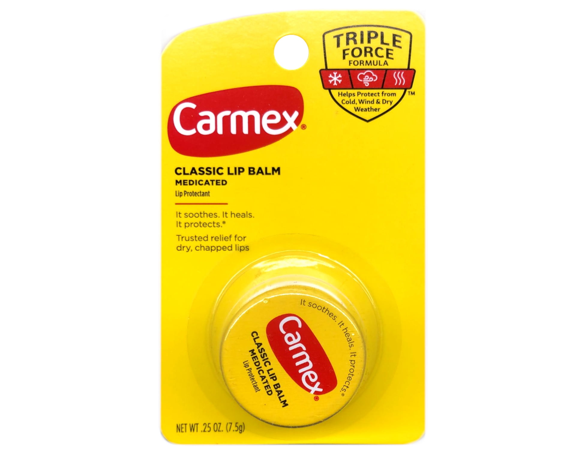 Carmex Lip Balm For Cold Sores 0.25 oz Each / 12 Count