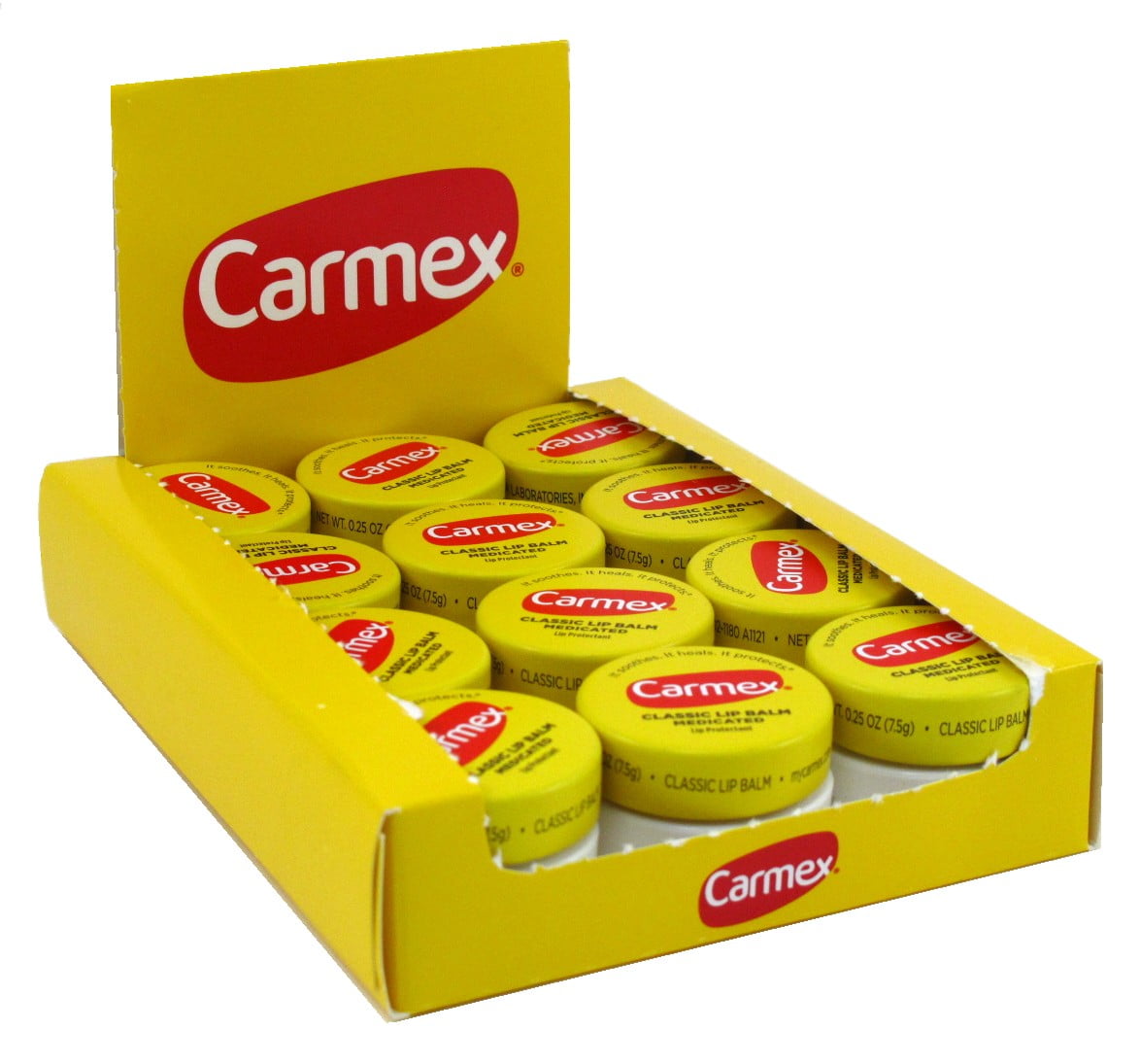 Carmex Lip Balm Jar Small (Pack of 12) 0.25 Ounce