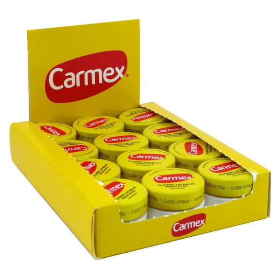 Carmex Lip Balm Jar Small (Pack of 12) 0.25 Ounce