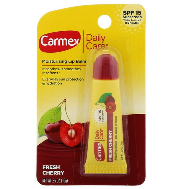 Carmex Lip Balm Tube Cherry 0.35 Oz.