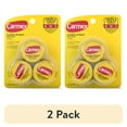 (2 pack) Carmex Classic Medicated Lip Balm Jars, Lip Moisturizer, 3
