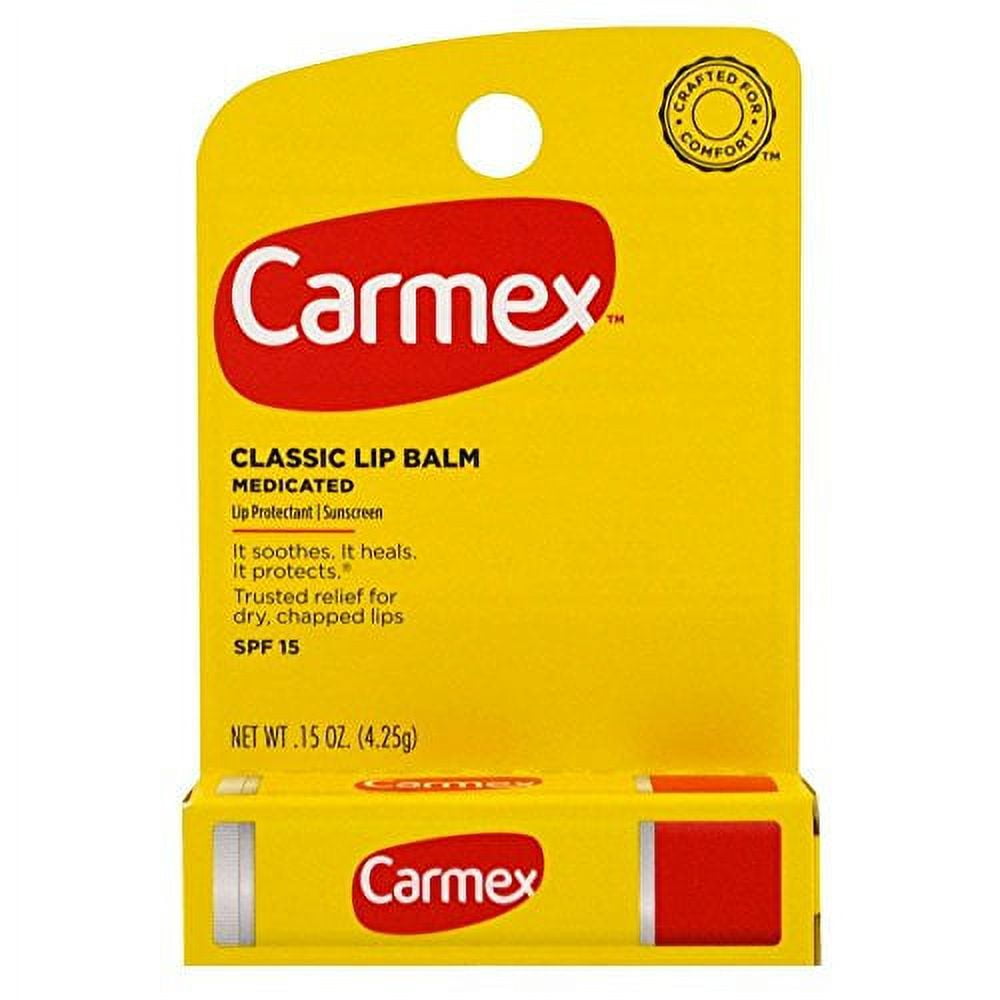 Carmex Moisturizing Lip Balm, SPF 15, Click Stick - .15 oz
