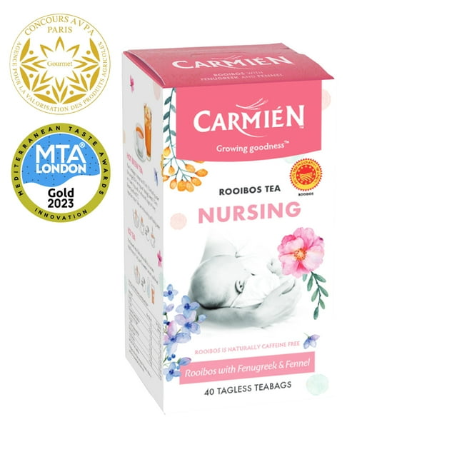 Carmién Tea Nursing Rooibos Tea Blend 40 Teabags Breastfeeding