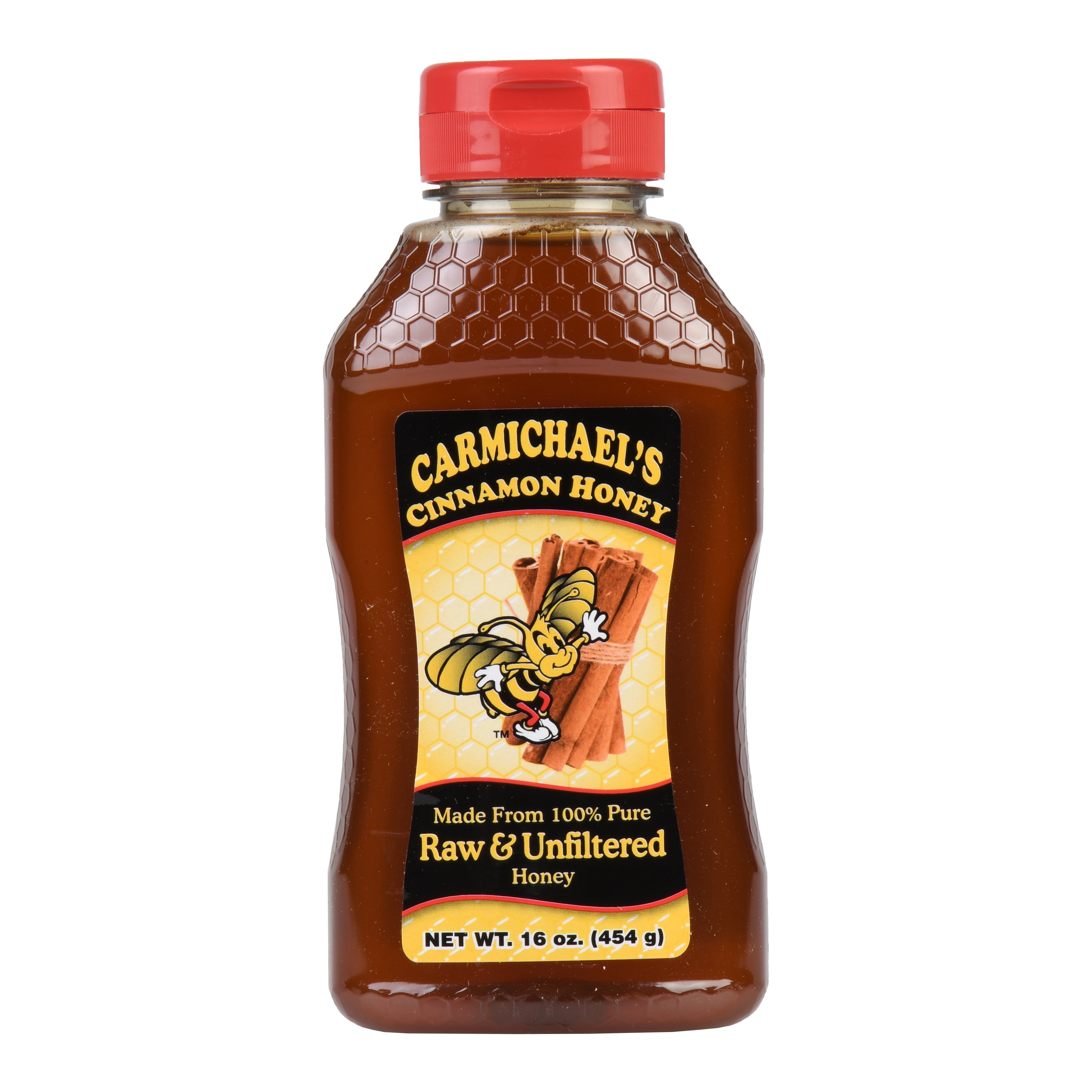 Carmichael's Honey Cinnamon Honey, 16 oz – Made with 100% Raw ...